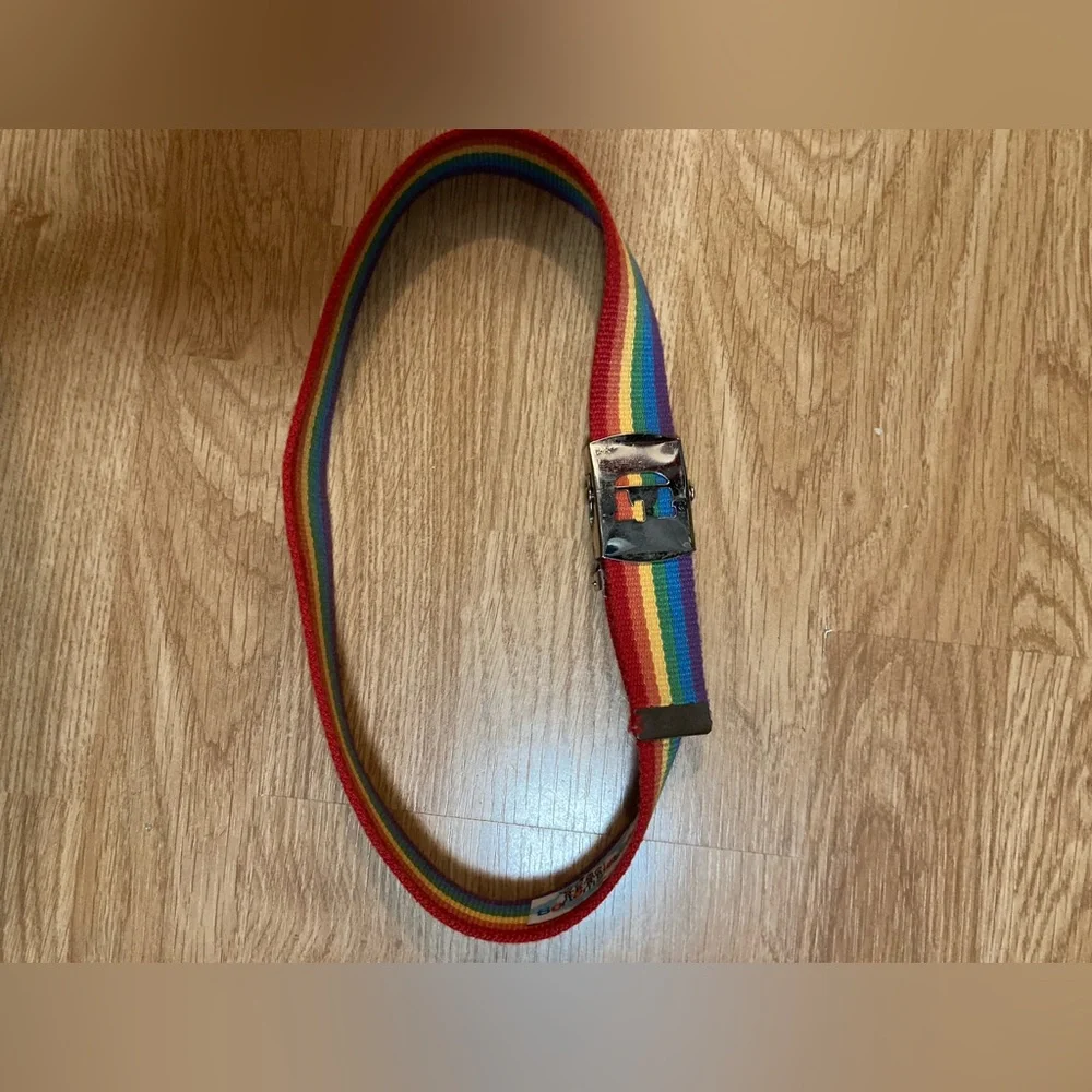 Kids Rainbow Belt - G Buckle